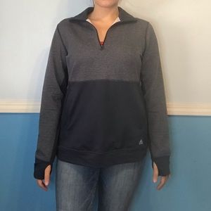 Adidas quarter zip-up running pullover